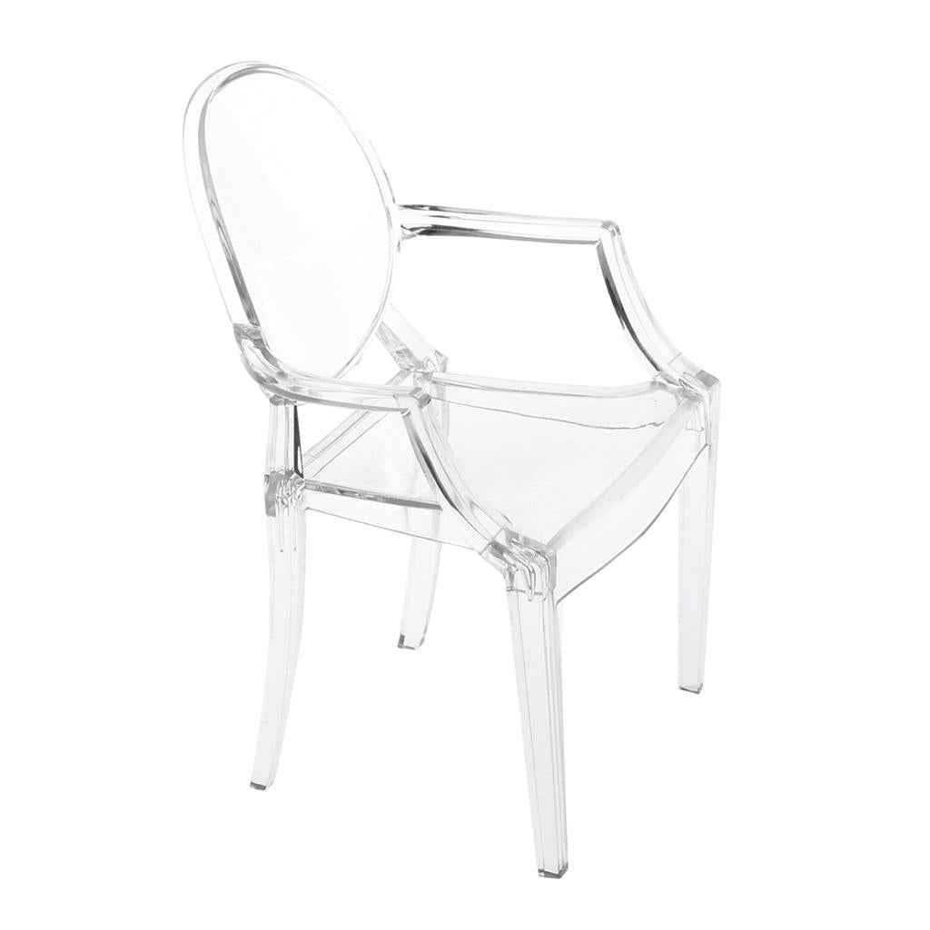 1/6 Plastic Dining Chair Furniture for Doll Armchair