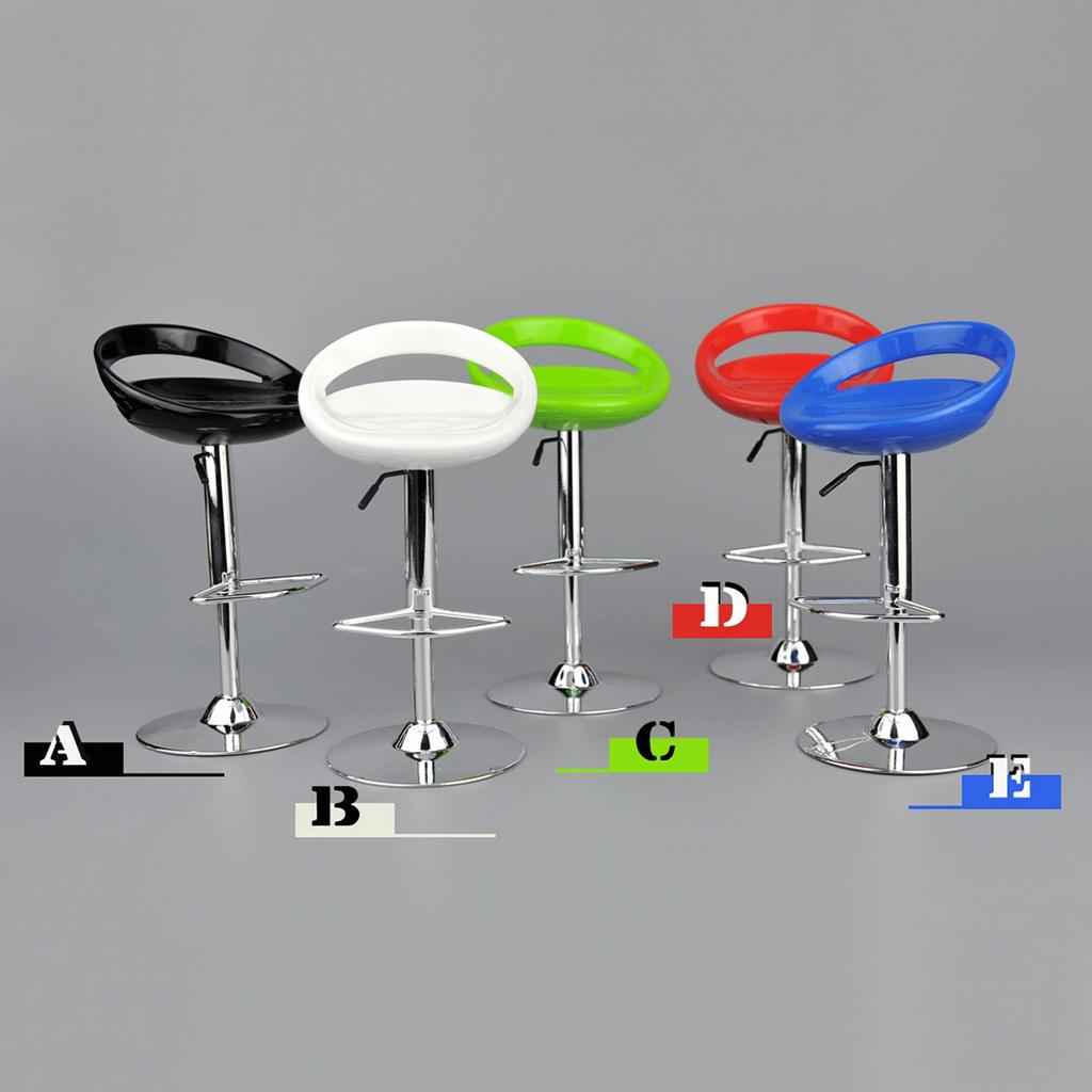 1/6 Scale Round Swivel Chair Pub Bar Stool for 12'' Action Figures Red