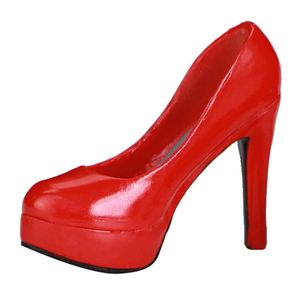 1/6 Scale High Heels Platform Shoes for 12'' Female Figure Body Red