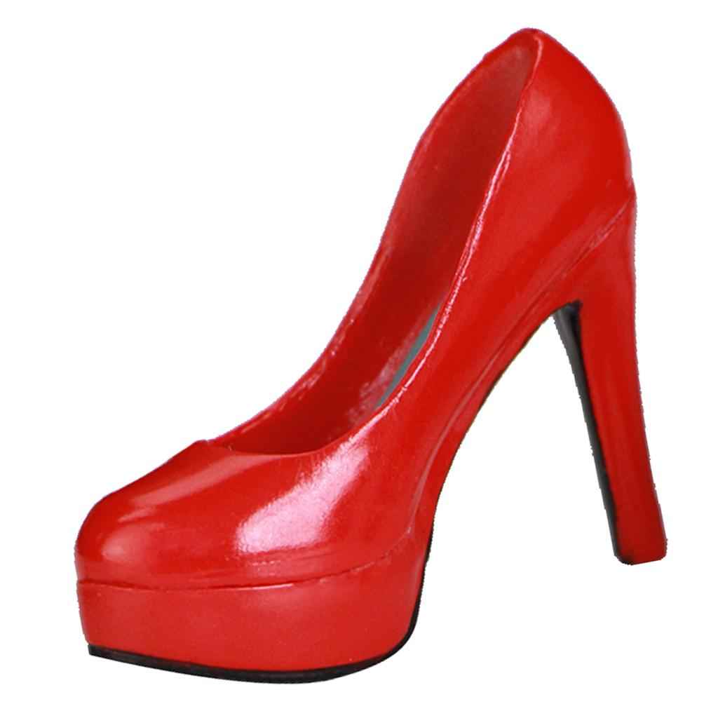 1/6 Scale High Heels Platform Shoes for 12'' Female Figure Body Red