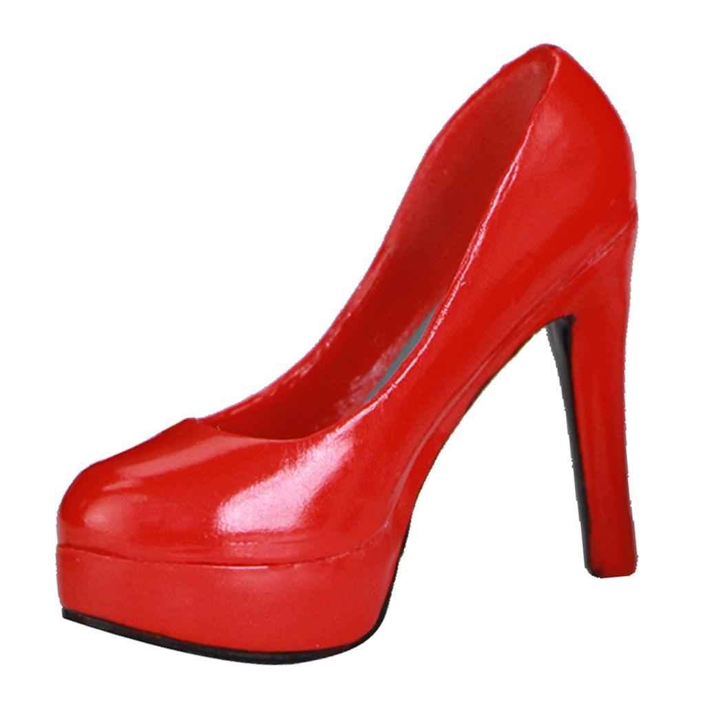 1/6 Scale High Heels Platform Shoes for 12'' Female Figure Body Red