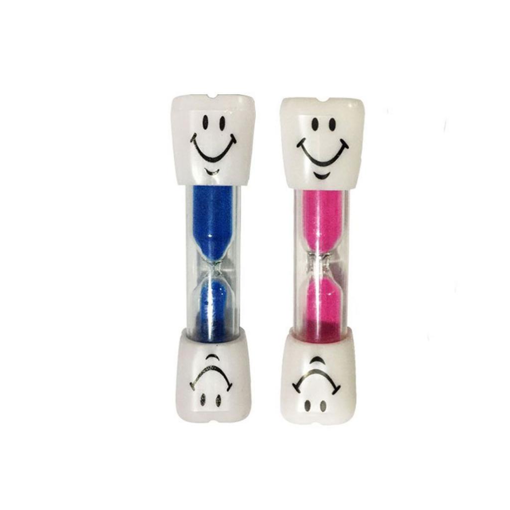 8Pcs 3 Minutes Smiling Face Hourglass Sandglass Sand Timer Clock Home Decors
