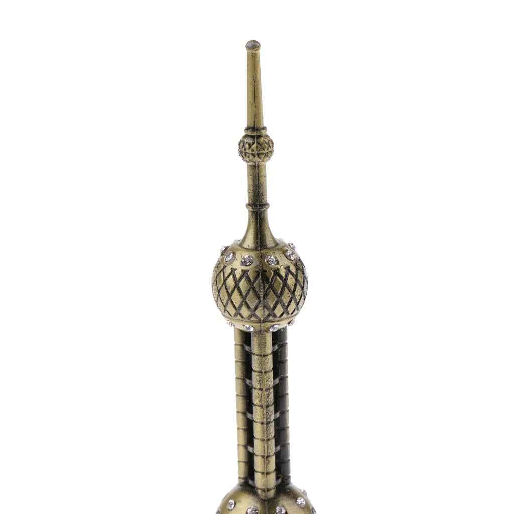 ORIENTAL PEARL TV TOWER SHANGHAI ARCHITECTURE BUILDING REPLICA SOUVENIR 5''