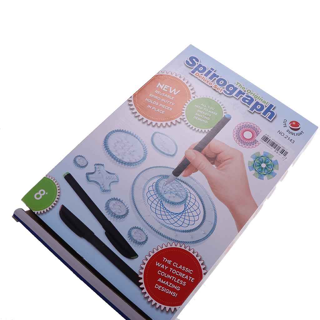 28 Piece Creative Spirograph Magic Suit, Kids Geometric Ruler Art Drawing Toys, Birthday Gift