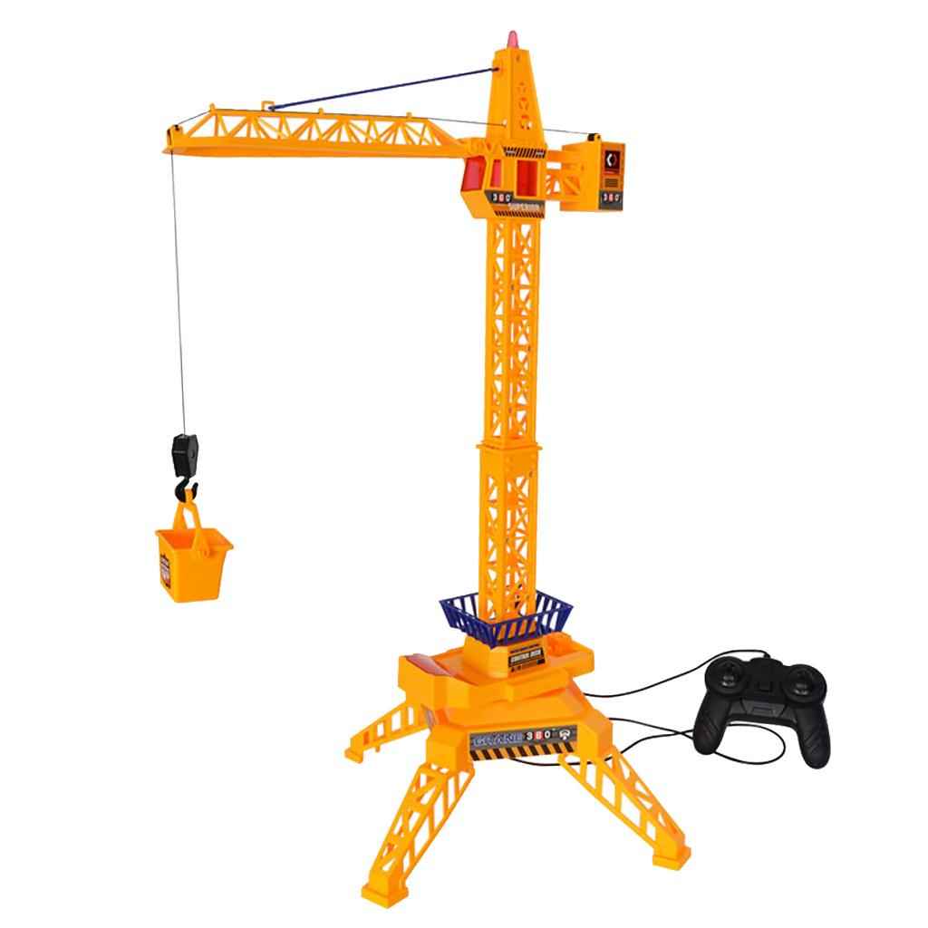 Wired Remote Control Tower Crane with Up Down Lift Control and 360° Rotation