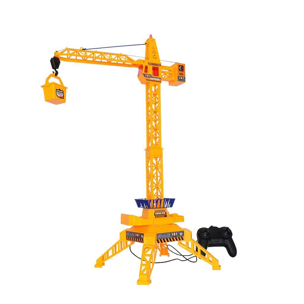 Wired Remote Control Tower Crane with Up Down Lift Control and 360° Rotation