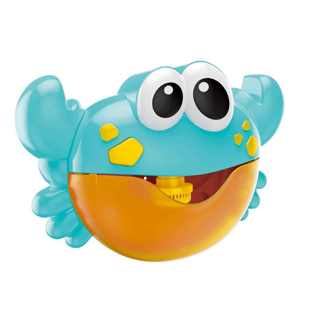 Bubble Machine Soap Pump Manufacturer Crab Shape with Music Suction Cup Set Water Bath for Kids