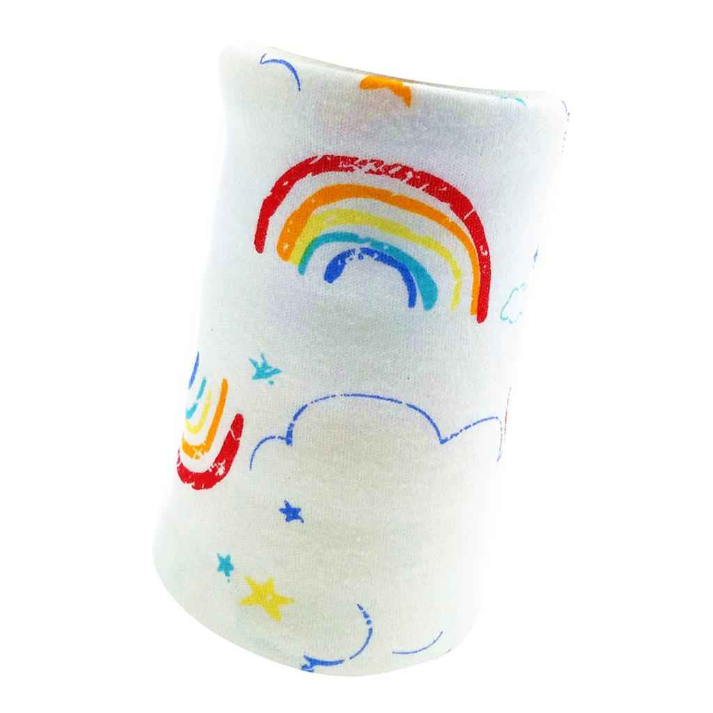 USB Baby's Feeding Bottle Warmer Bag Heating Pouch Infant Milk Heater Sleeve Rainbow and Cloud