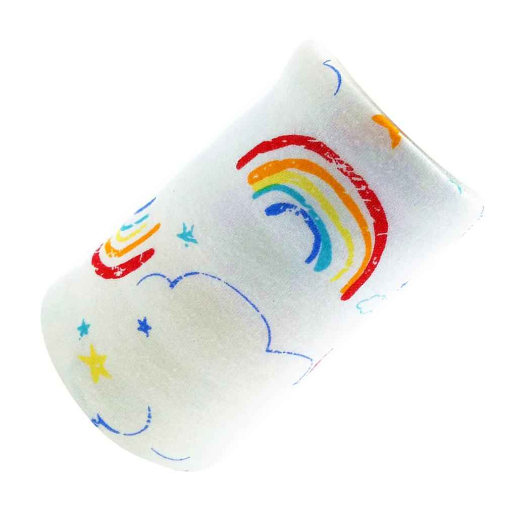 USB Baby's Feeding Bottle Warmer Bag Heating Pouch Infant Milk Heater Sleeve Rainbow and Cloud