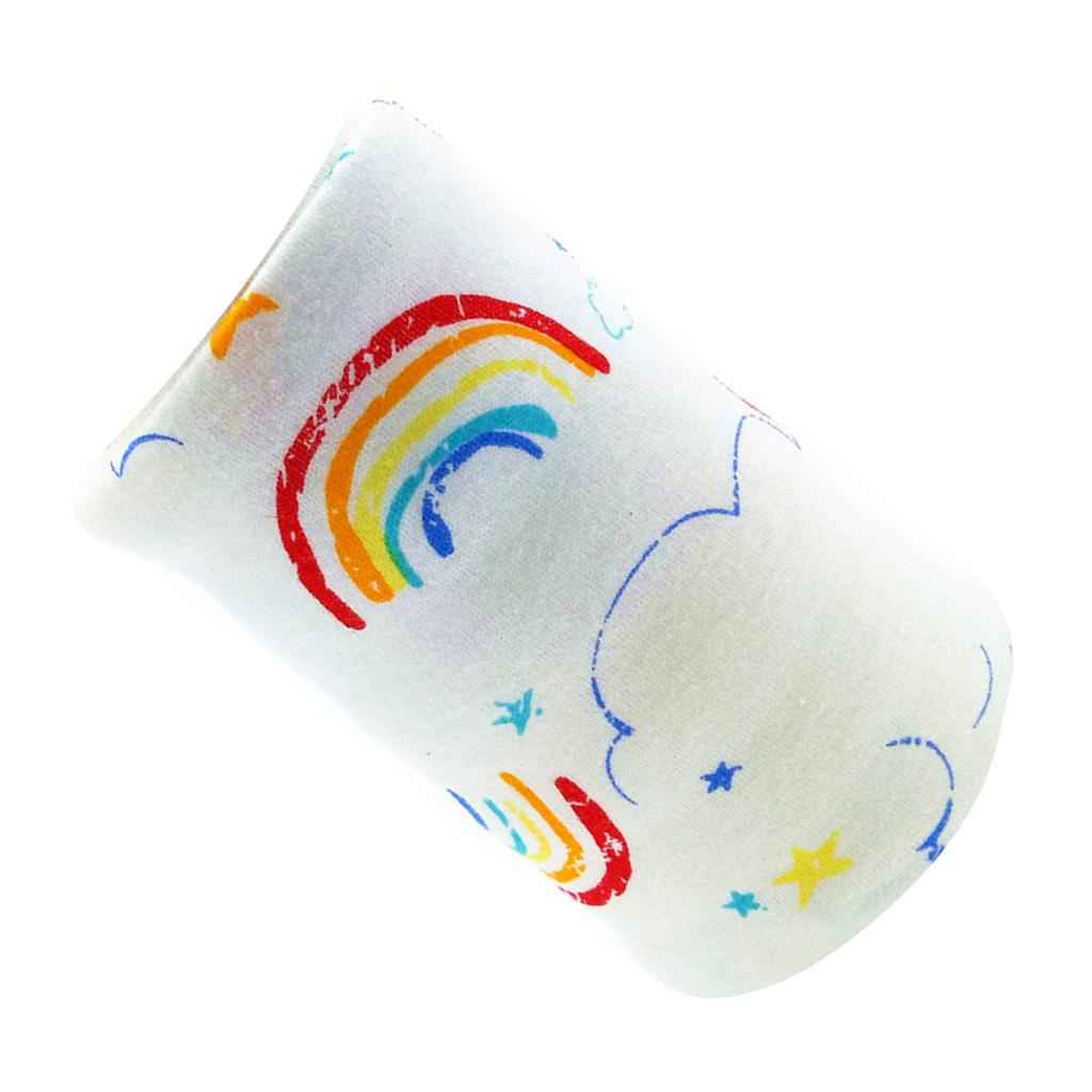 USB Baby's Feeding Bottle Warmer Bag Heating Pouch Infant Milk Heater Sleeve Rainbow and Cloud