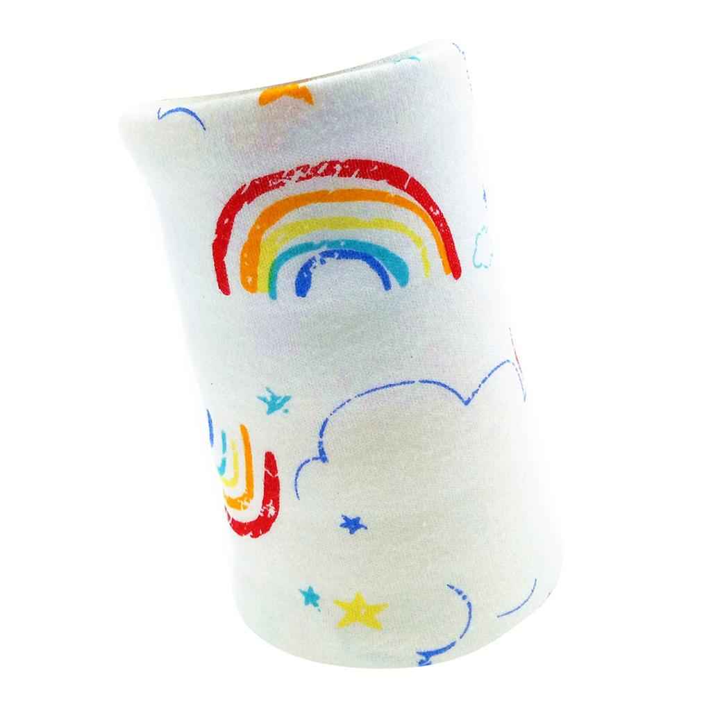 USB Baby's Feeding Bottle Warmer Bag Heating Pouch Infant Milk Heater Sleeve Rainbow and Cloud