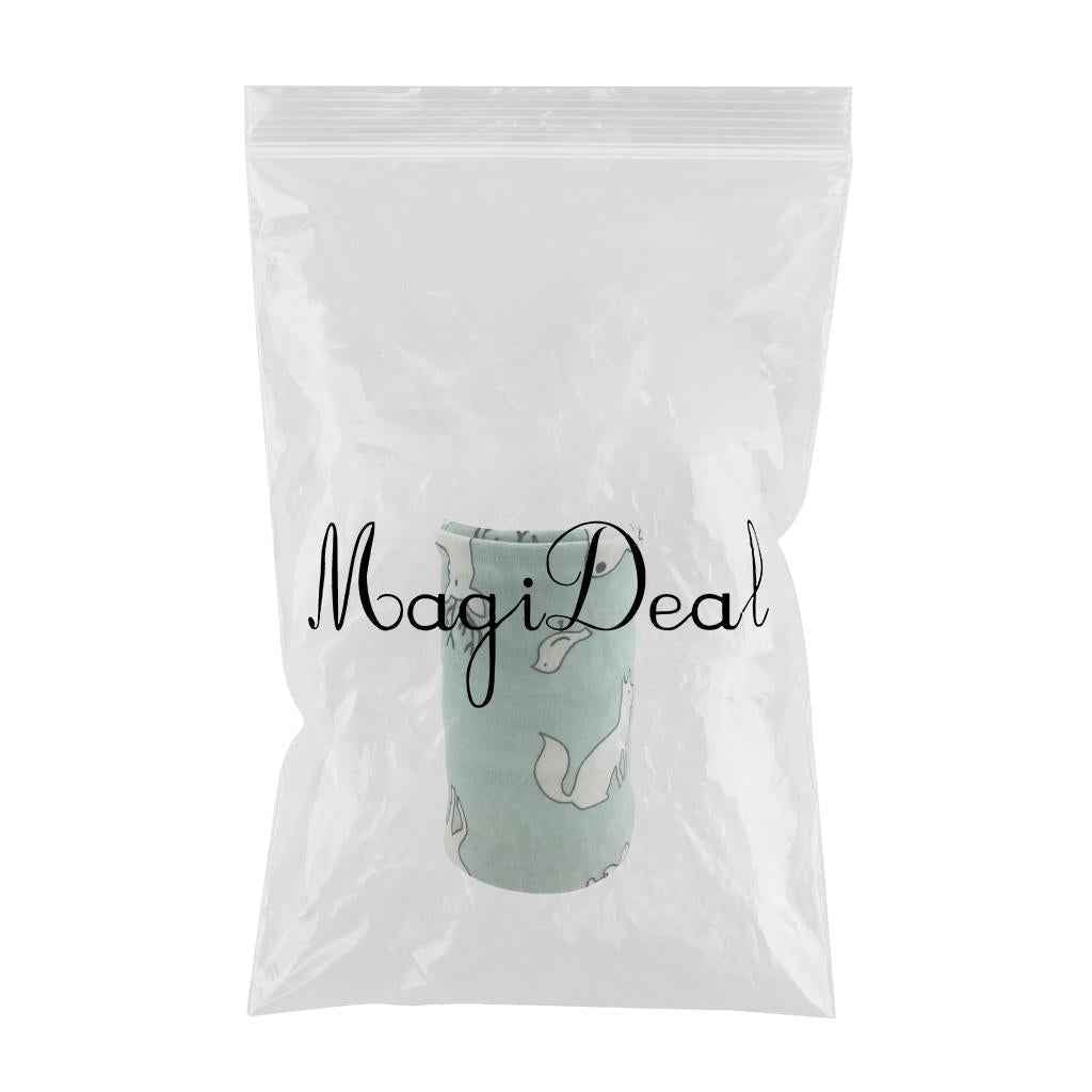 USB Baby's Feeding Bottle Warmer Bag Heating Pouch Infant Milk Heater Sleeve Fox and Deer with Green Background