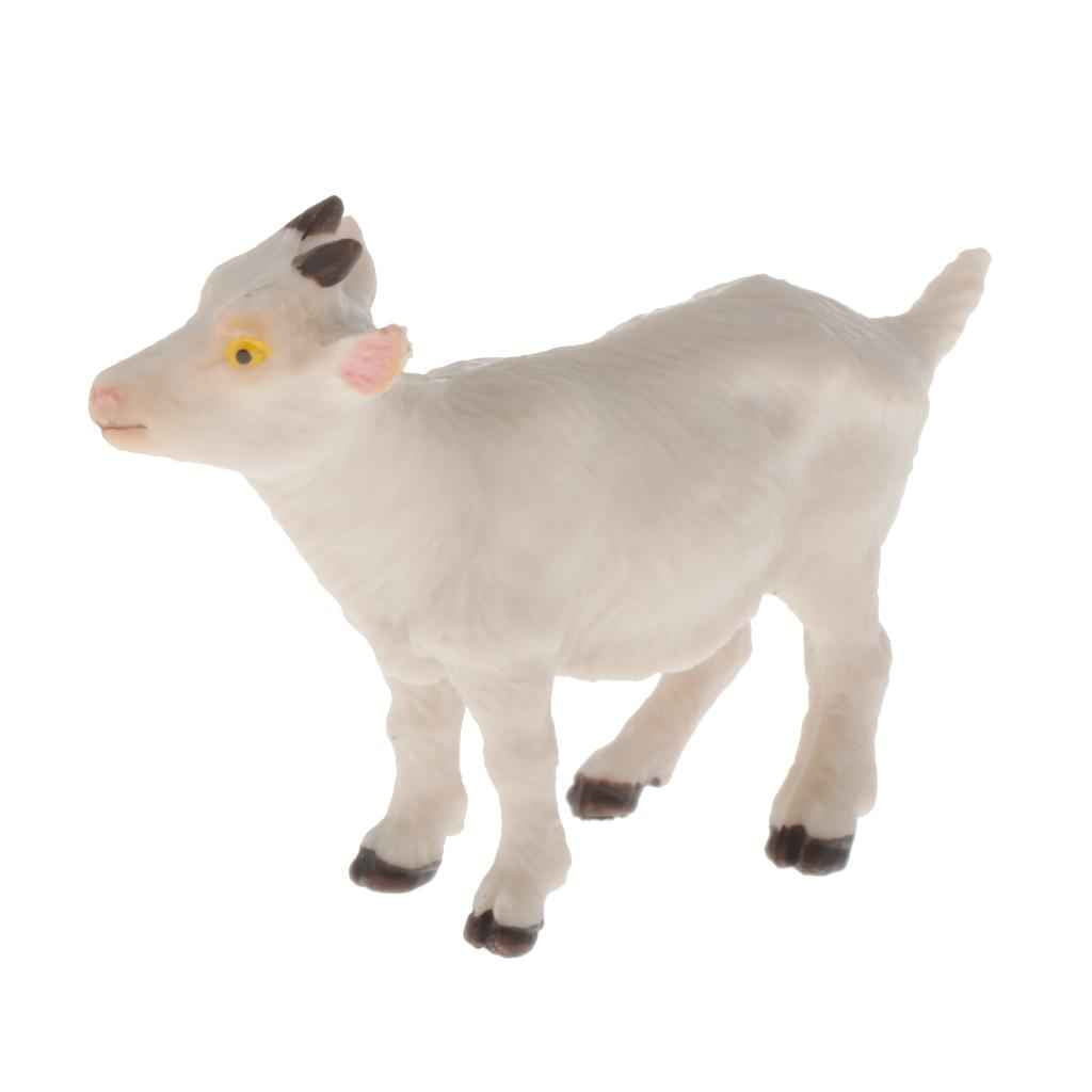 Realistic Animals Action Figure Model Educational Learn Cognitive Toy goat