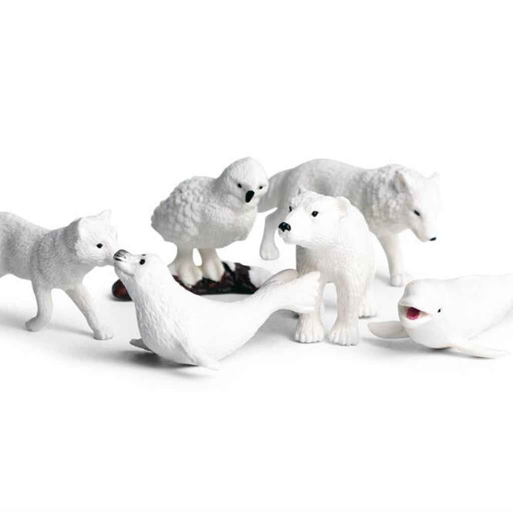 Miniatures Polar Animal Fairy Garden Decor Figurines Toys Micro Landscape