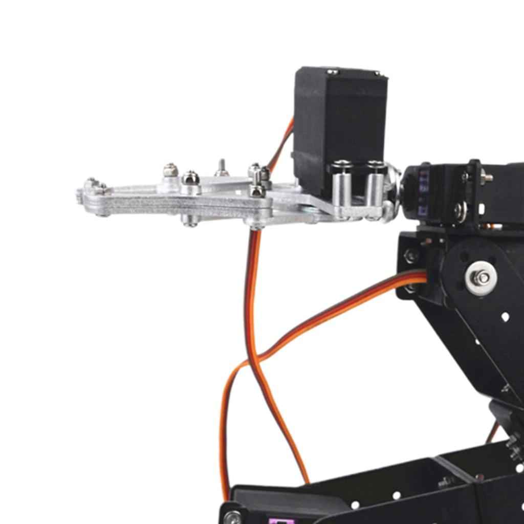 6 DOF Robot Manipulator Metal Mechanical Arm Clamp Kit for Child Robotic Toy
