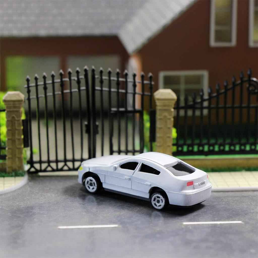 10pcs HO Scale Model Car 1:87 Building Train Scenery NEW