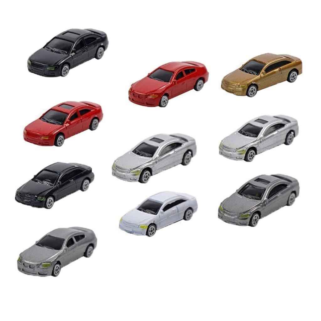 10pcs HO Scale Model Car 1:87 Building Train Scenery NEW