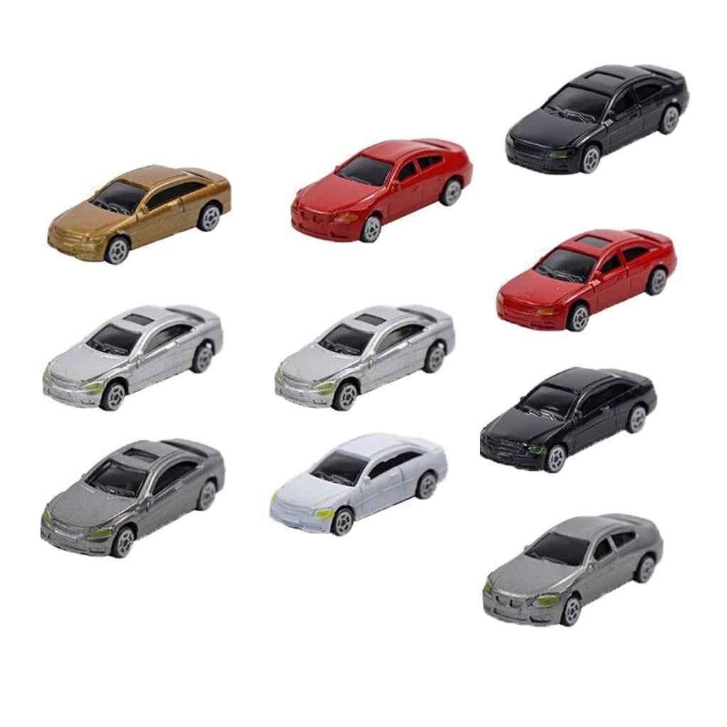 10pcs HO Scale Model Car 1:87 Building Train Scenery NEW
