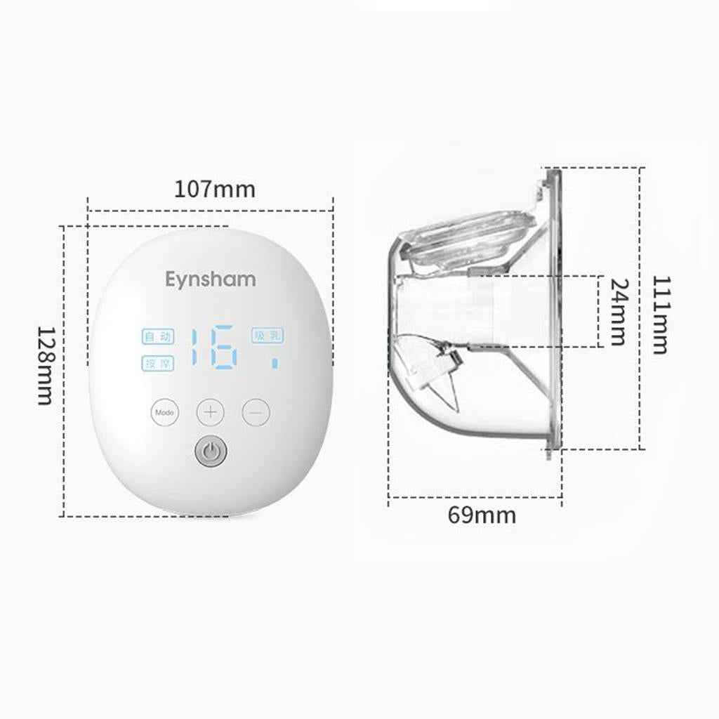 Bilateral Hands Free Electric Breast Pump Automatic Rechargeable 16 Levels