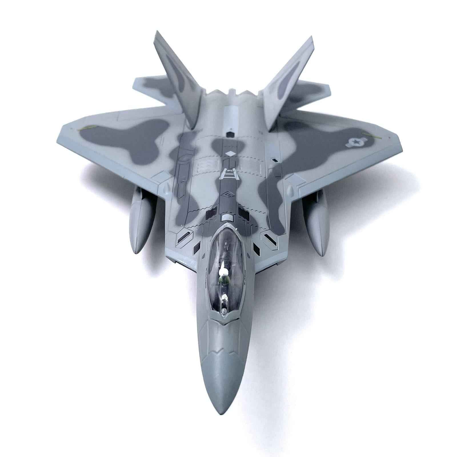 USA Airlines F-22 Raptor Airplane Model Fighter Aircraft 1/100 DieCast Model