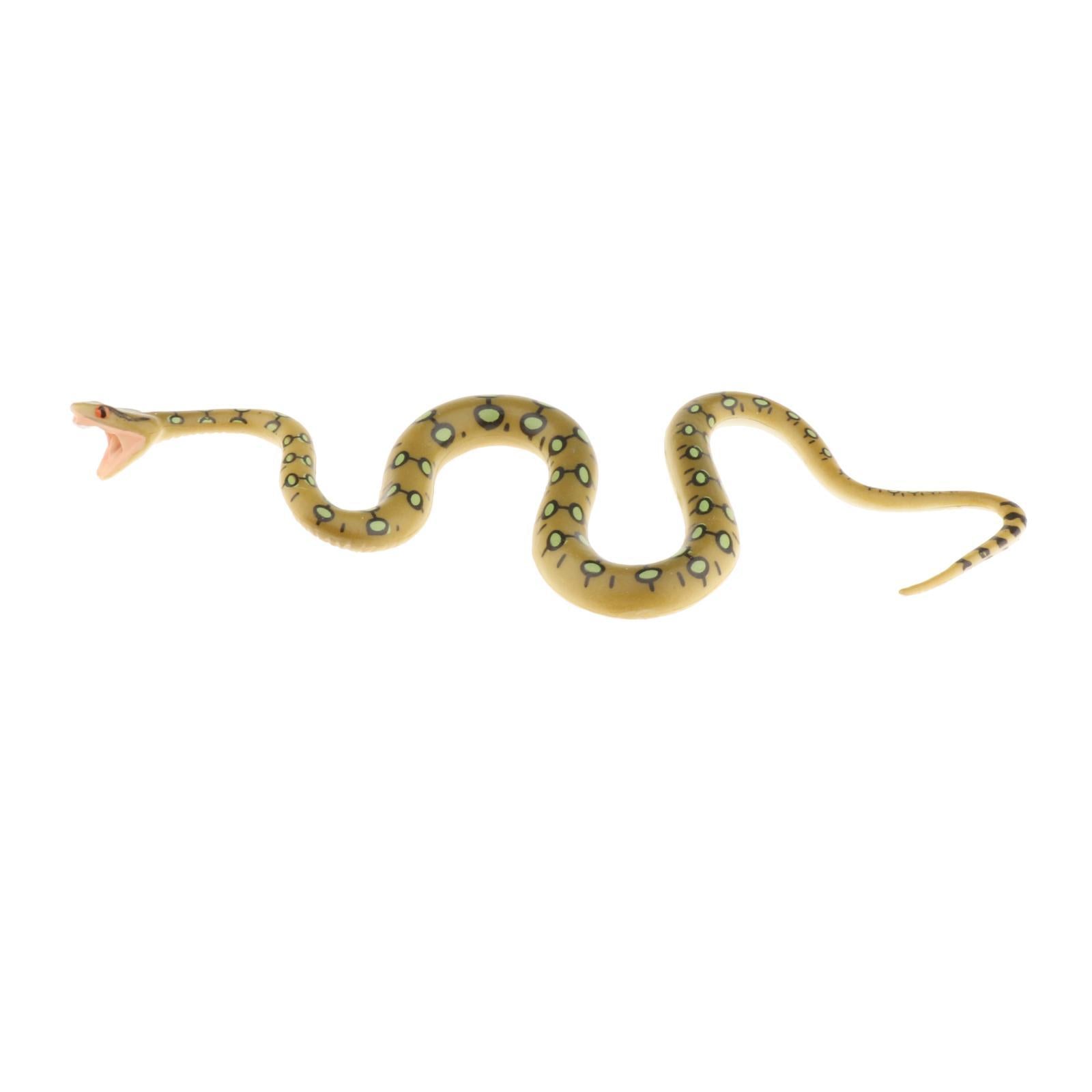 2xPlastic Snake Figurines Toys Collector for Kids Bag Filler Gift Python