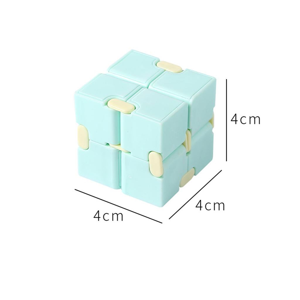 2xInfinity Cube Fidget Toy for Kids and Adults Relaxing green