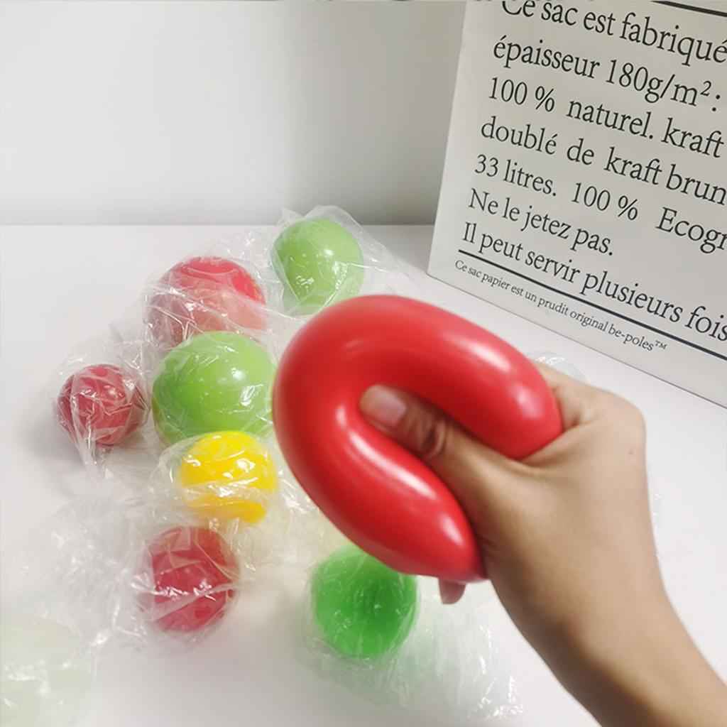 Fluorescence Glow Sticky Balls Jump Wall Ball Fidget Toy Gifts Non-Toxic 1pc