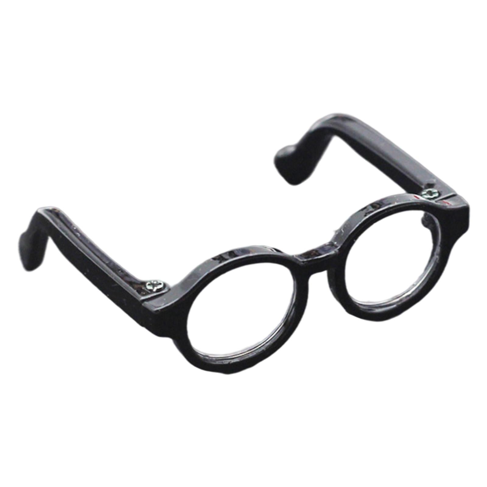 4xCute Doll Glasses Mini Dress up Sunglasses Plastic Doll Decor Kids Toys as described