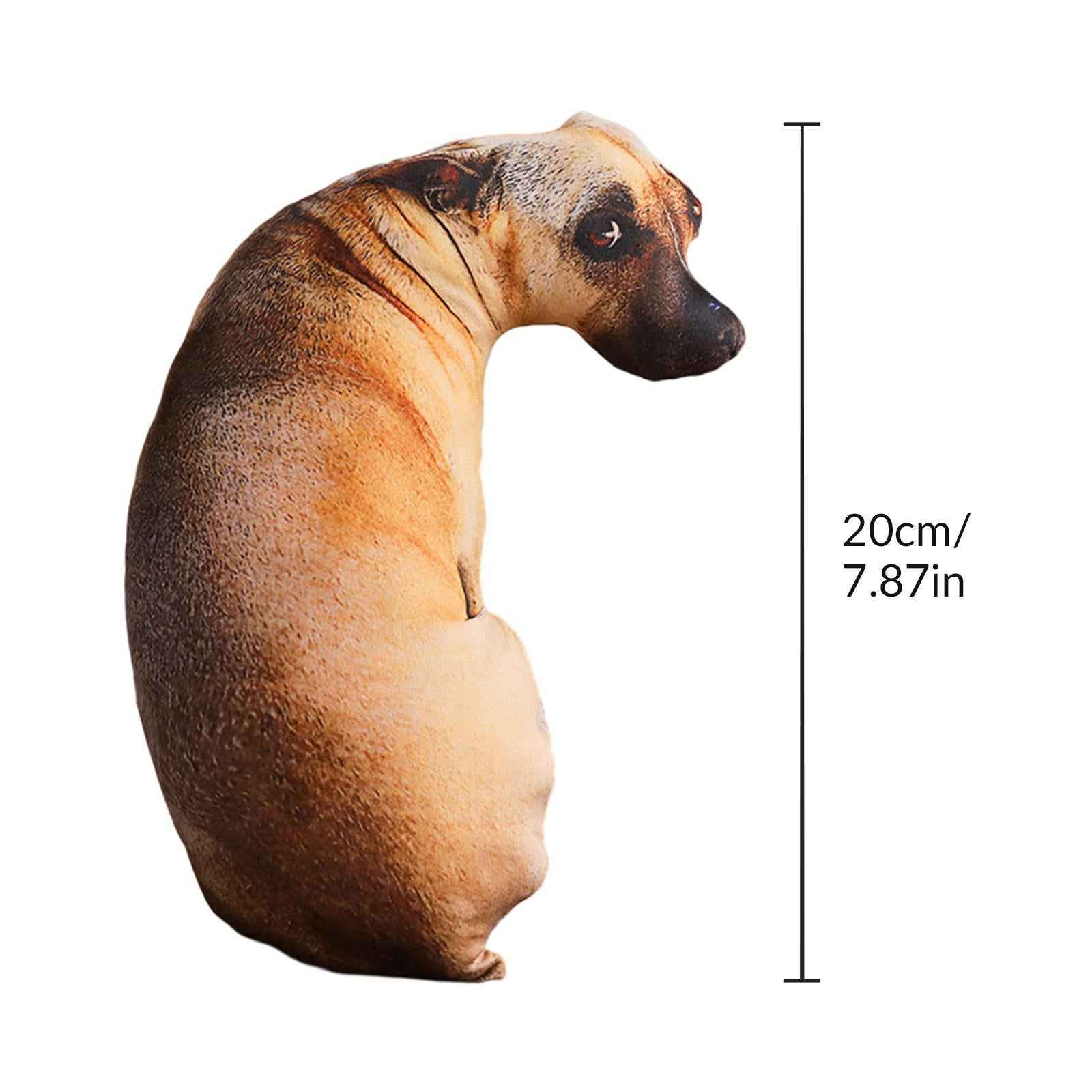 Dog Pillow Plush Toy Hugging Pillow Plush Pillows for Kids Adults Hound 20cm