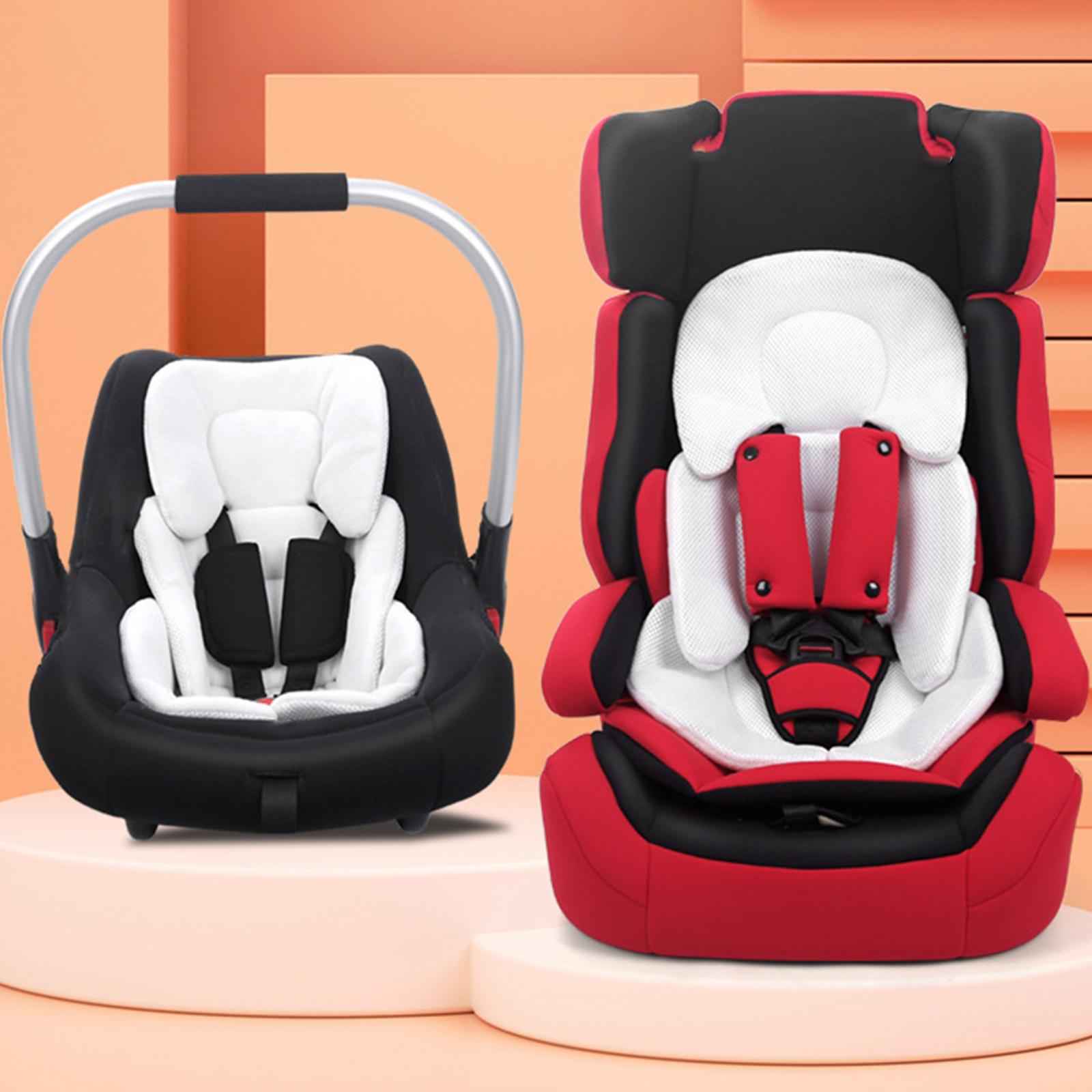 Baby Stroller Cushion Breathable Car Seat Insert for Buggy Pushchair Pram Black