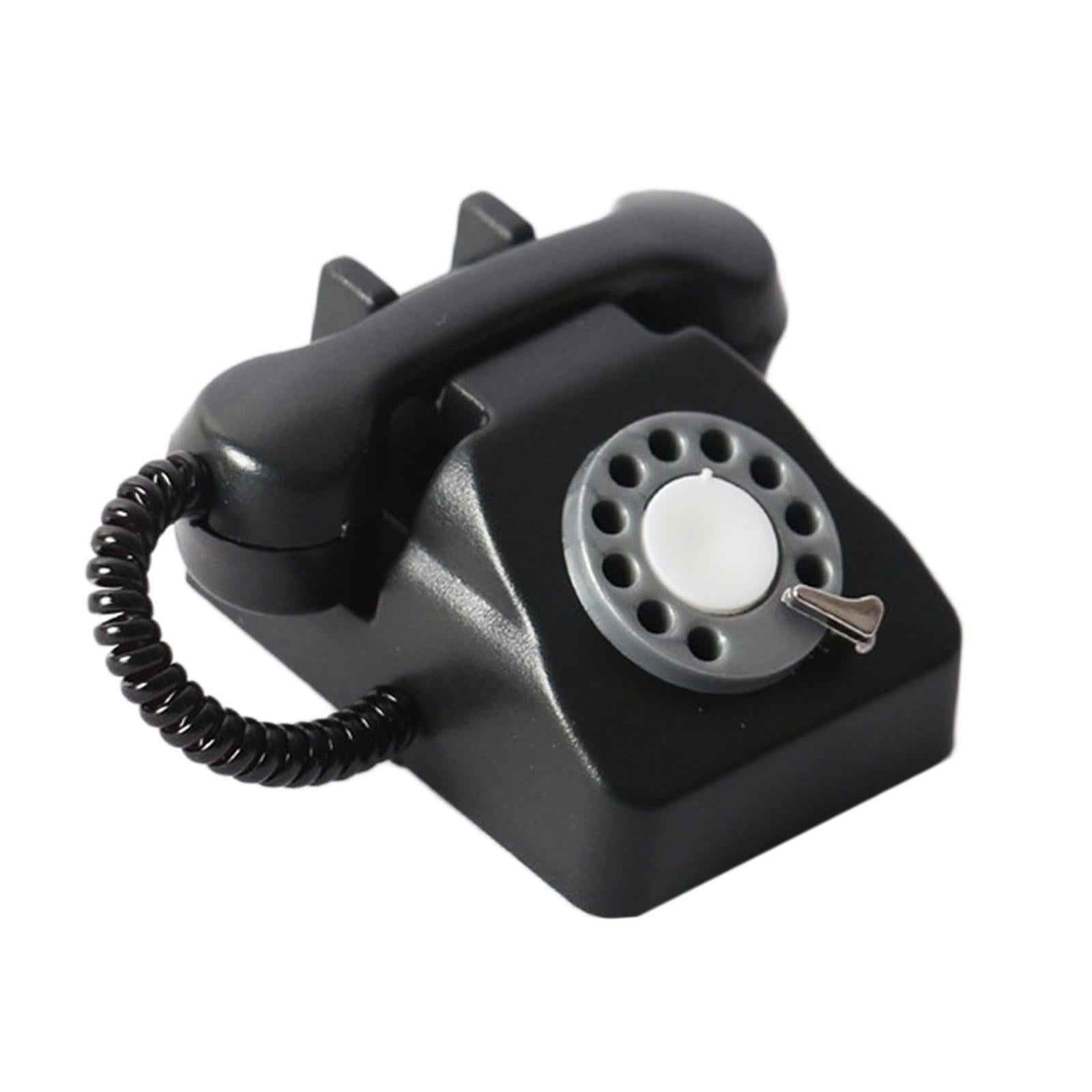 1/12 Scale Miniature Telephone Model Pretend Play for Doll House Decor