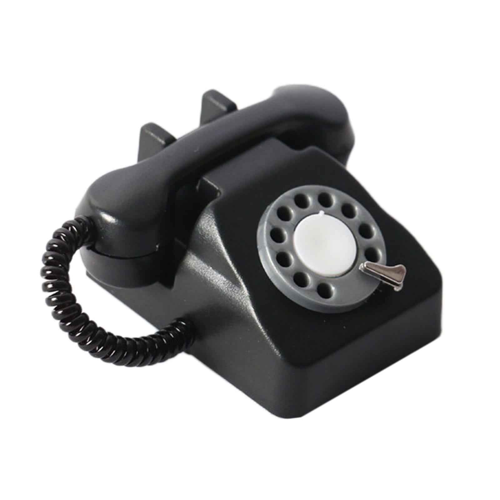 1/12 Scale Miniature Telephone Model Pretend Play for Doll House Decor