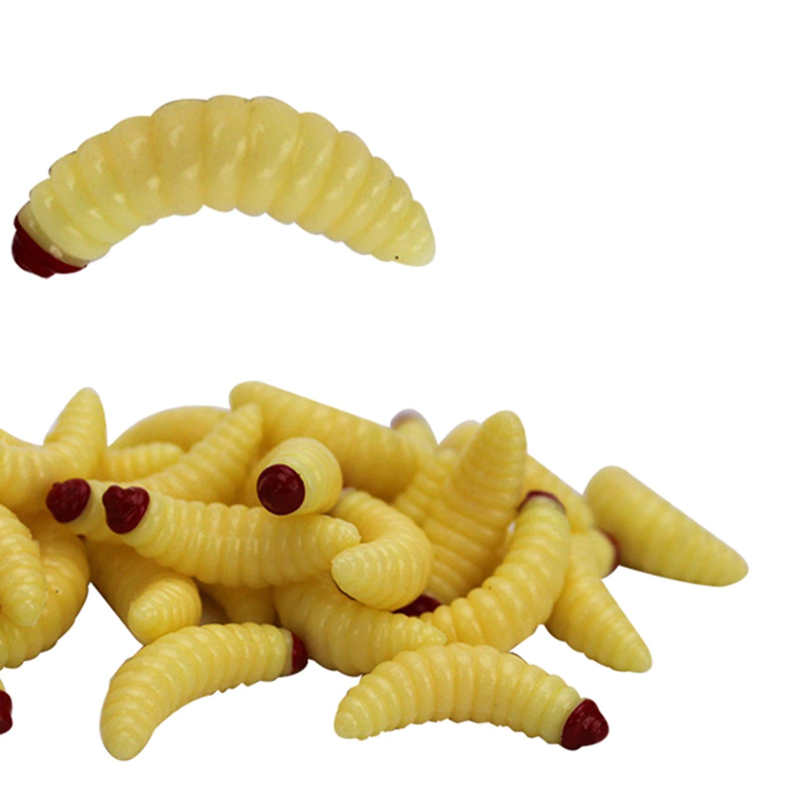 4x50pc Plastic Soft Fishing Lures Bass Fishing Worms Fishing Bait Worm Baits