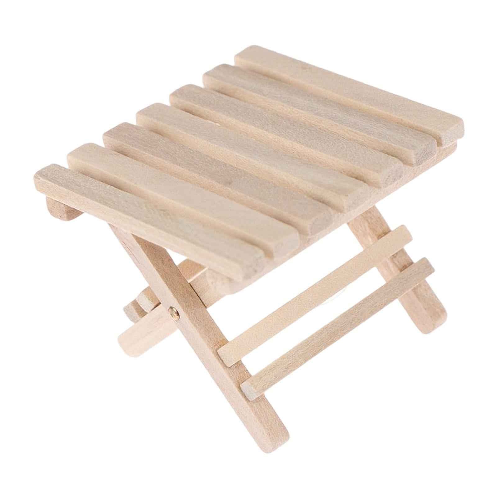 1/12 Miniature Beach Table Handmade for Garden Swimming Pool Decoration