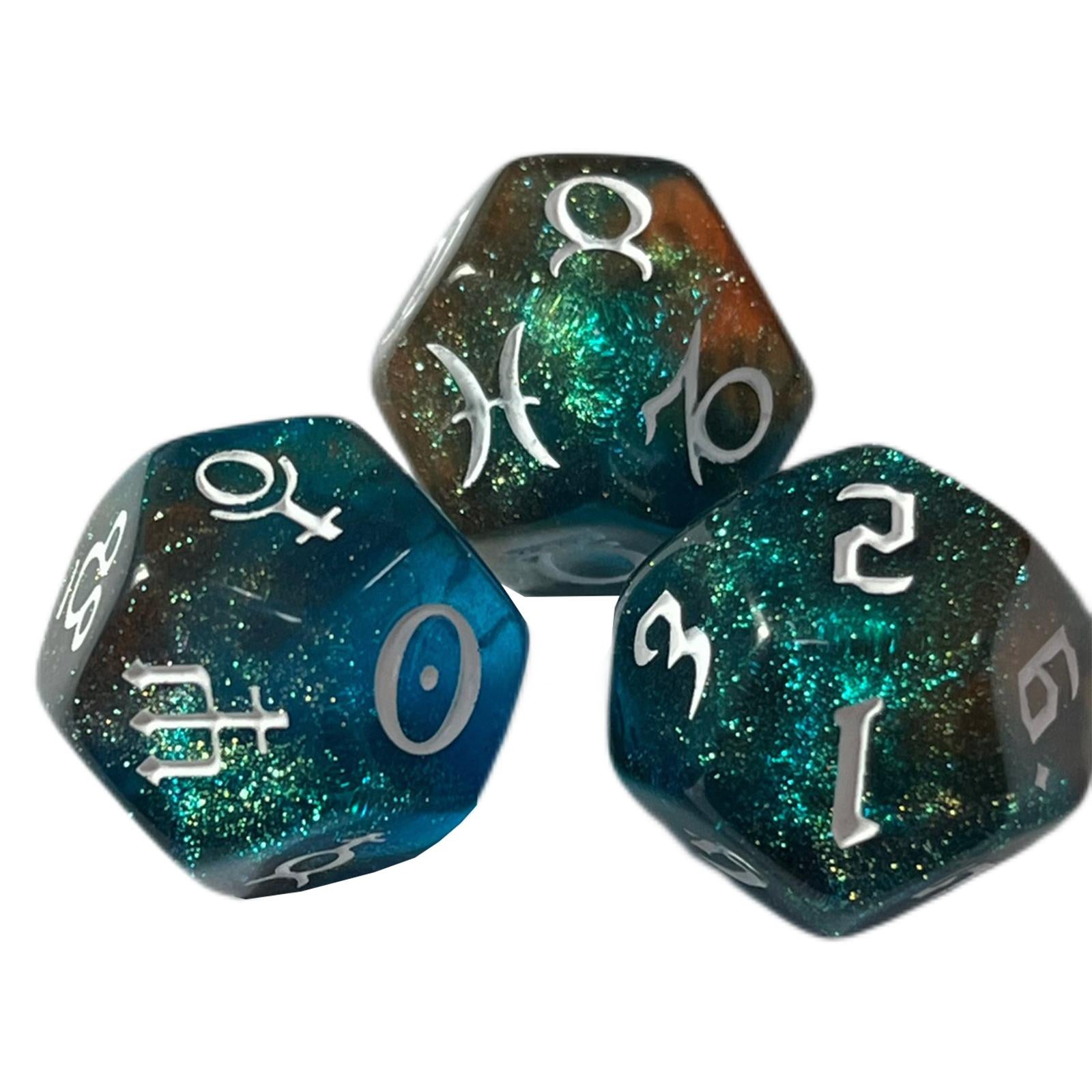 2xAstrology Dice Entertainment Toys for Party Game Table Games Dice Games