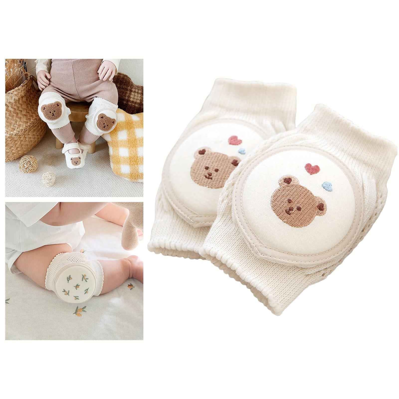 Baby Knee Pads Anti Slip Thin Cotton for Infant Walking Outside Newborn bears