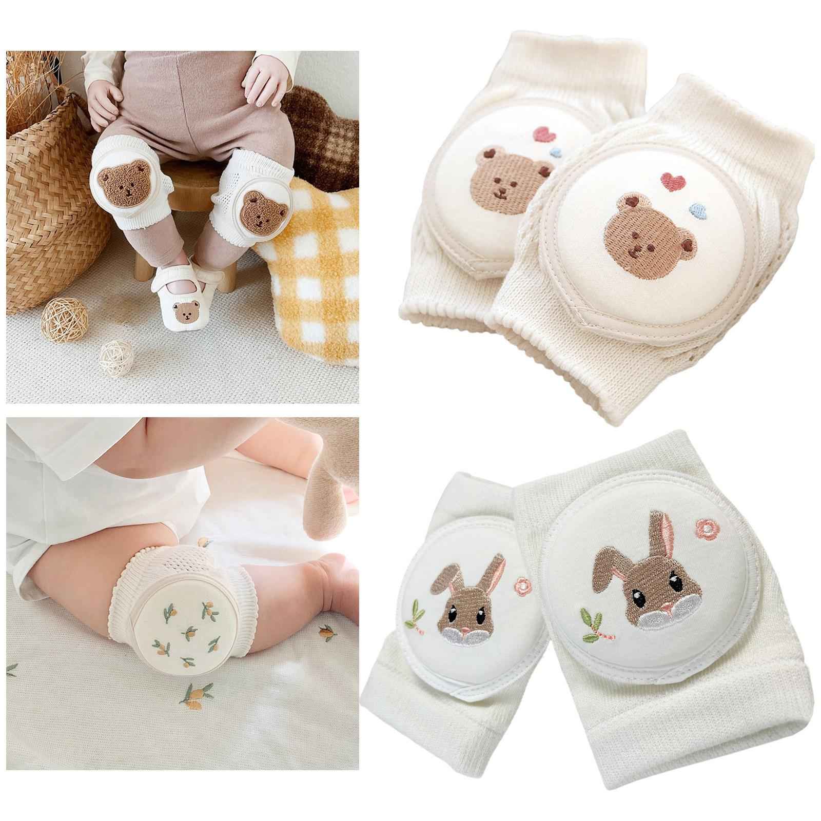 Baby Knee Pads Anti Slip Thin Cotton for Infant Walking Outside Newborn bears
