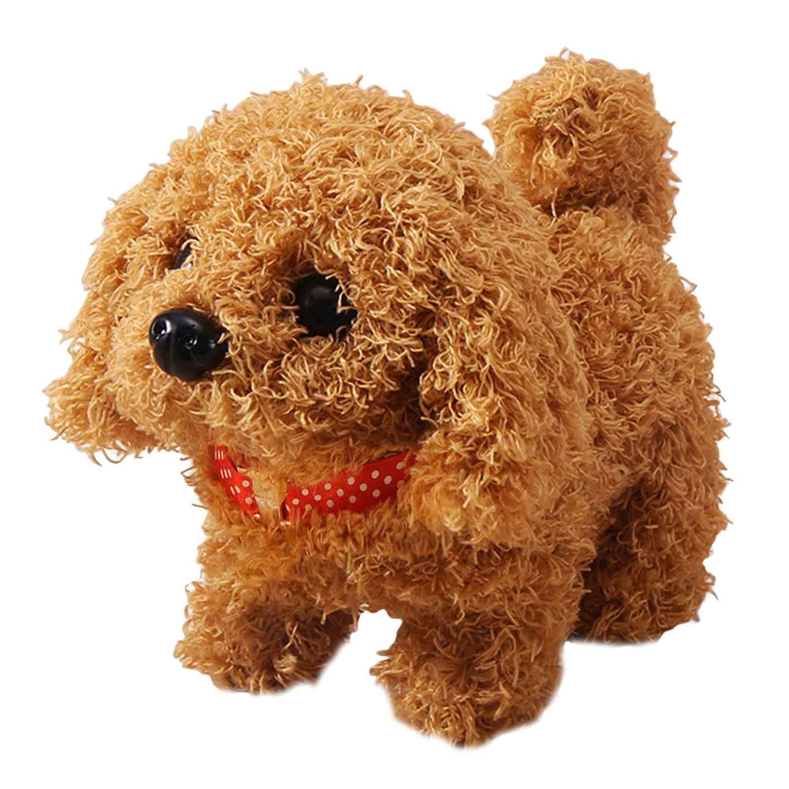 Electric Plush Animals Toy with Sound Toy Stuffed Animal Plush Toy for Boy Dog Brown