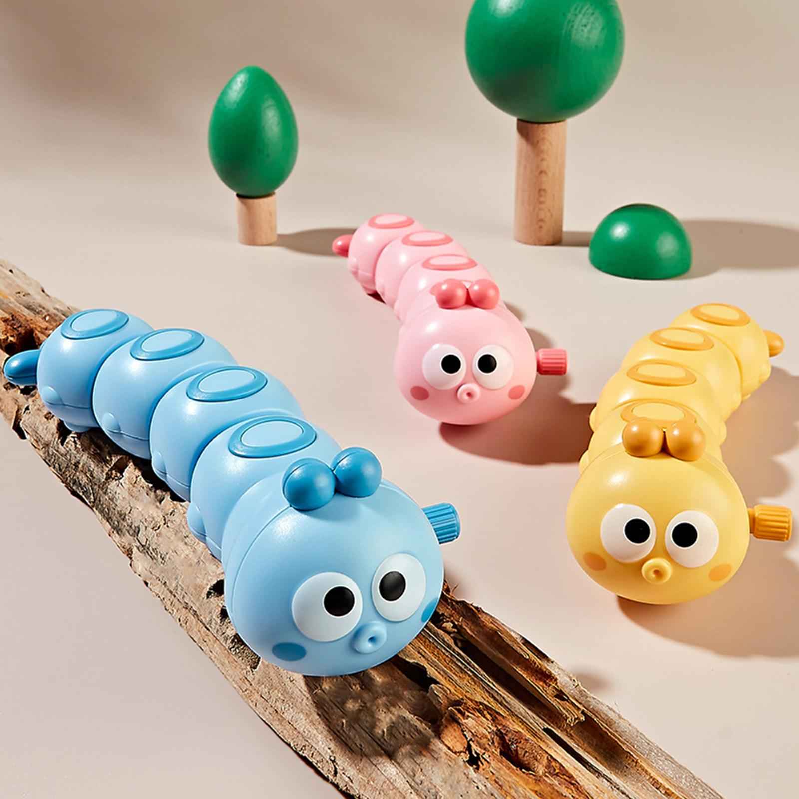 Cartoon Caterpillar Toys Educational Toys Color Leaning for Kids Gifts Blue