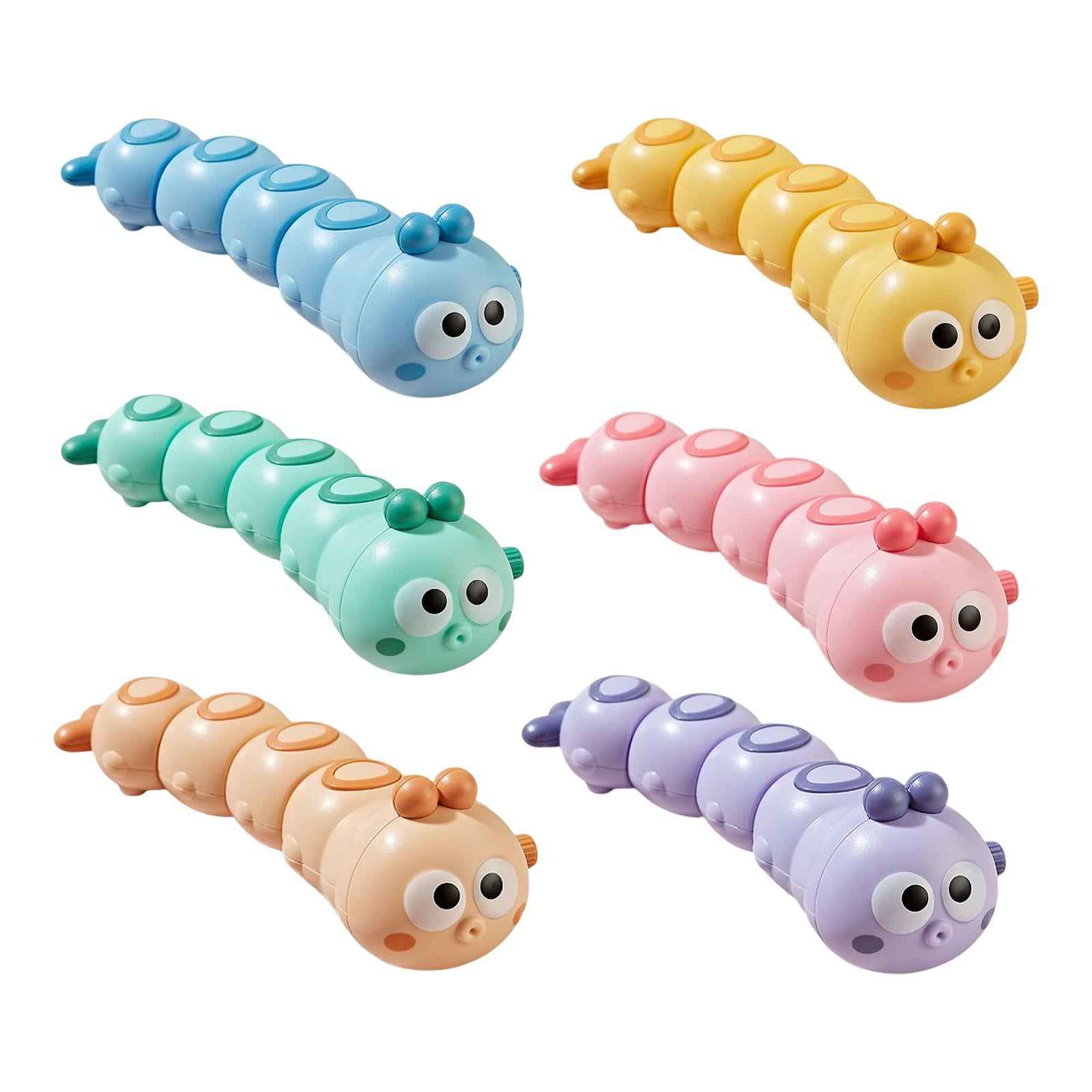Cartoon Caterpillar Toys Educational Toys Color Leaning for Kids Gifts Blue