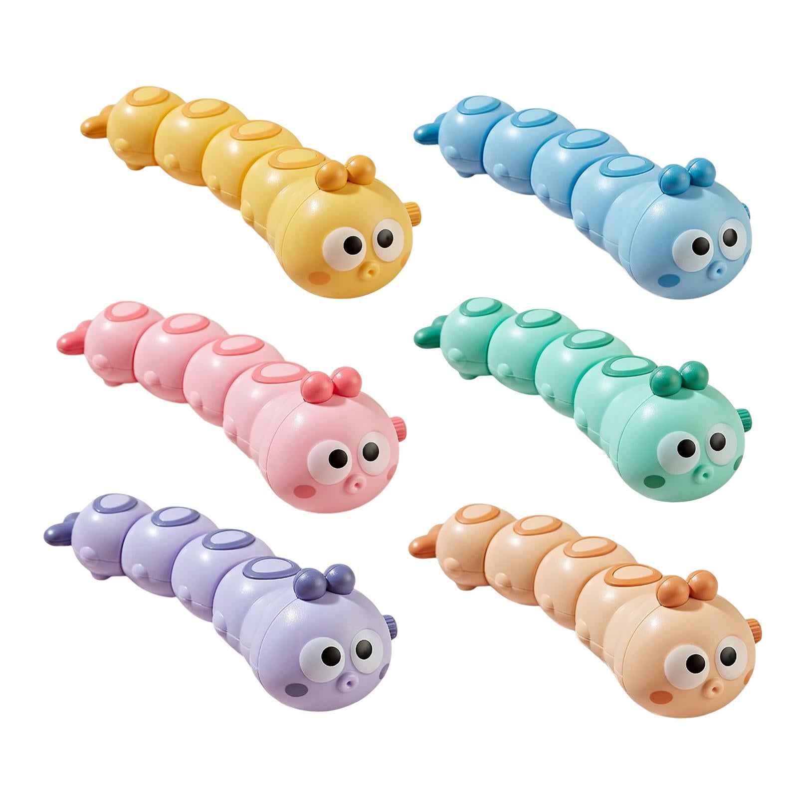 Cartoon Caterpillar Toys Educational Toys Color Leaning for Kids Gifts Blue