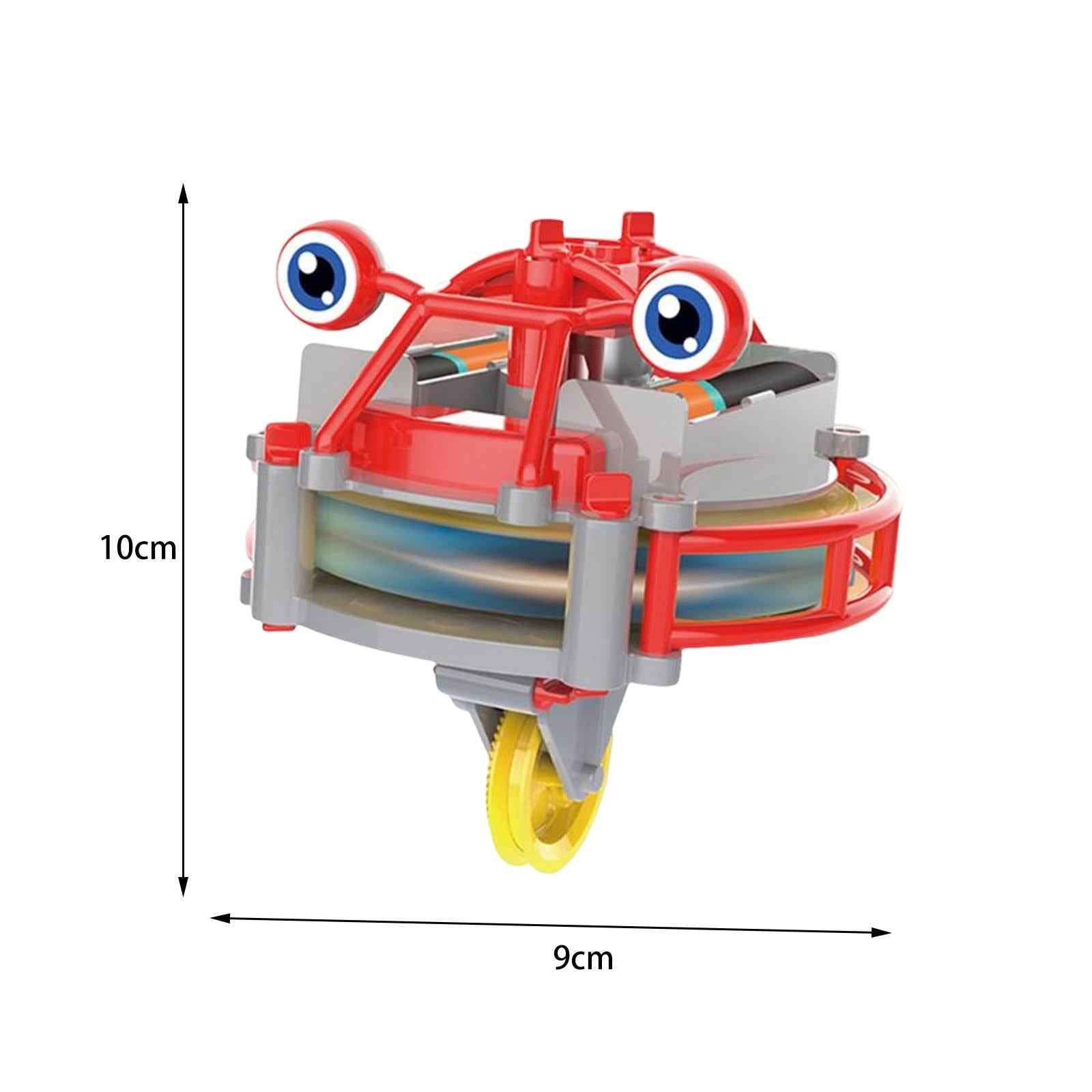 Unicycle Spinner Toys Tumbler Gyroscope Toy Fingertip Toys for Girls Boys Red
