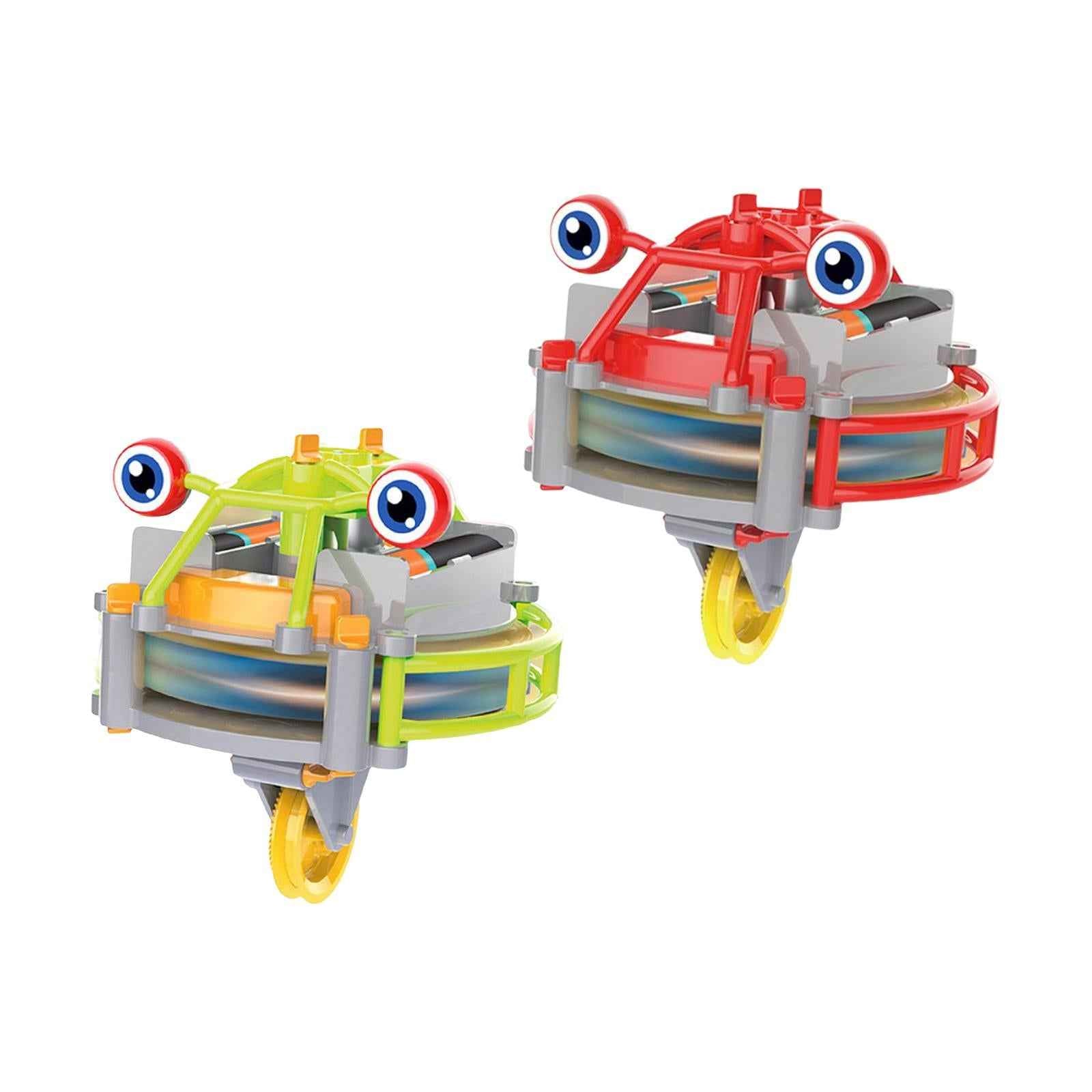 Unicycle Spinner Toys Tumbler Gyroscope Toy Fingertip Toys for Girls Boys Red