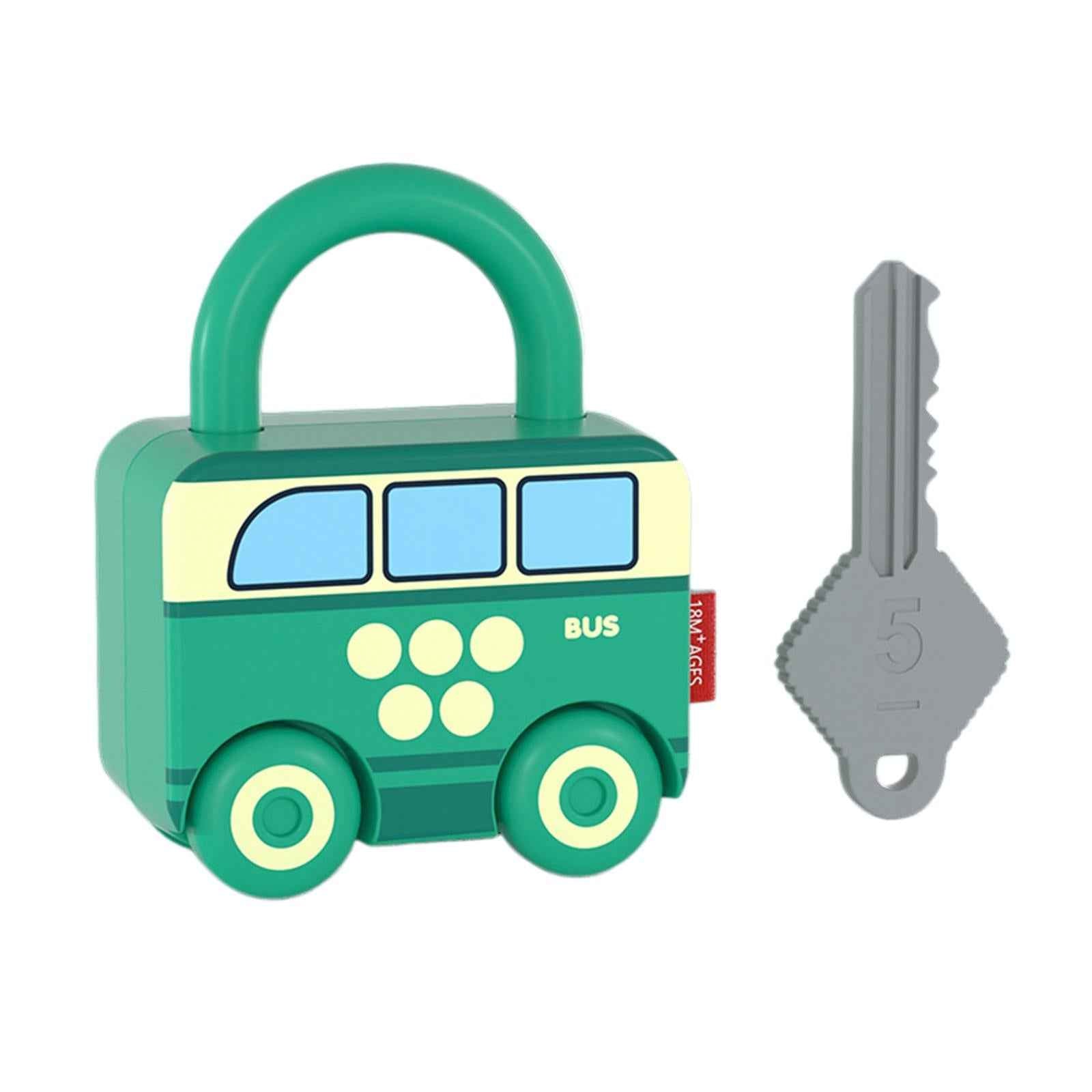 Lock and Key Car Toy Practical Skill Matching Toys for Preschool Children Nus