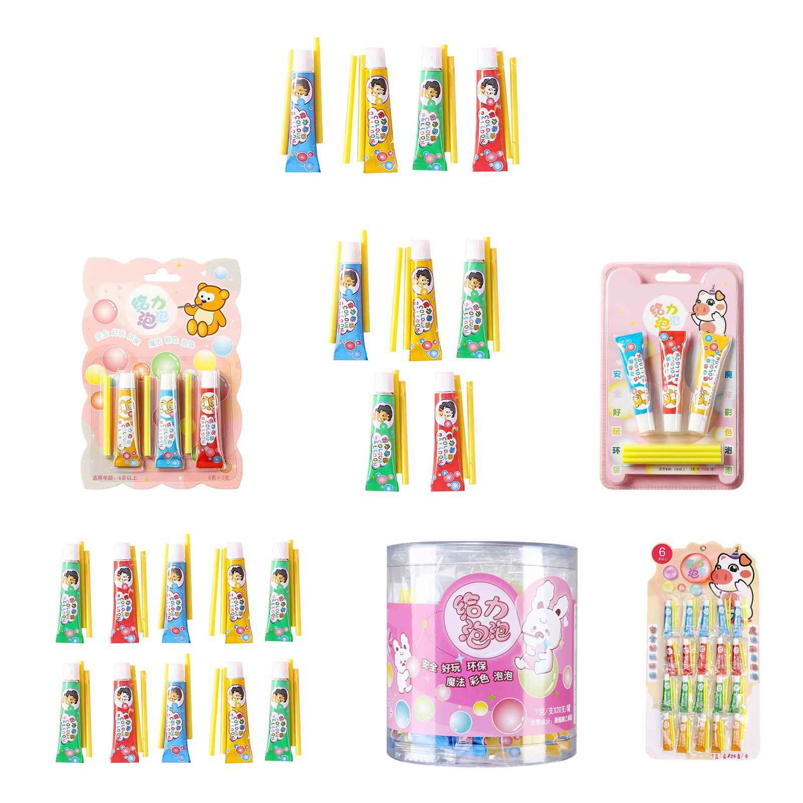 Double Sided Tape Kids Toy Interactive Colorful Removable for Party Yard 4Pcs 7g