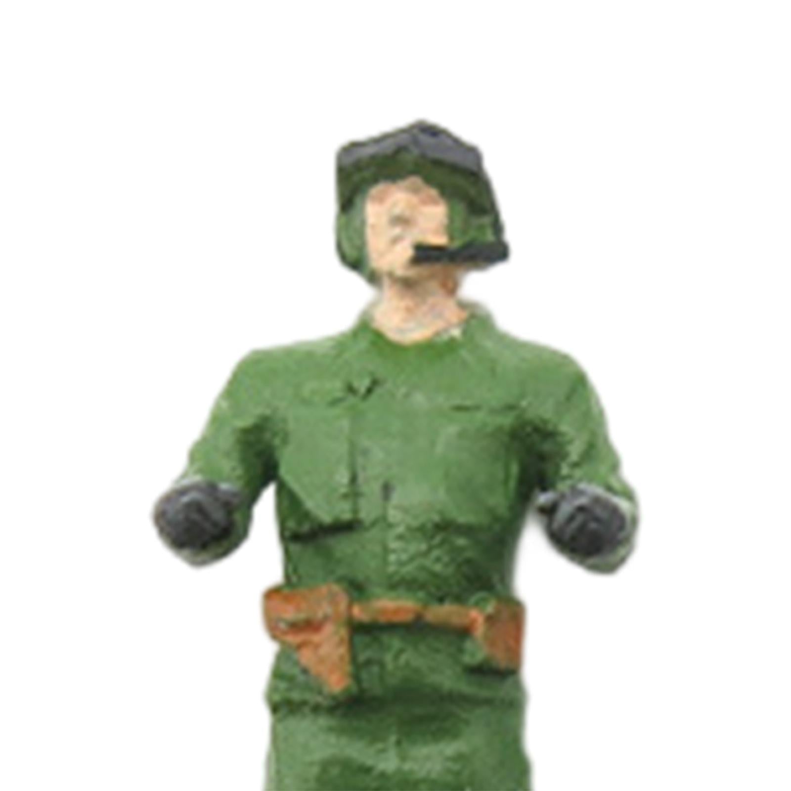 2x 1:72 Scale Tiny People Model for Dollhouse Accessories Architecture Model