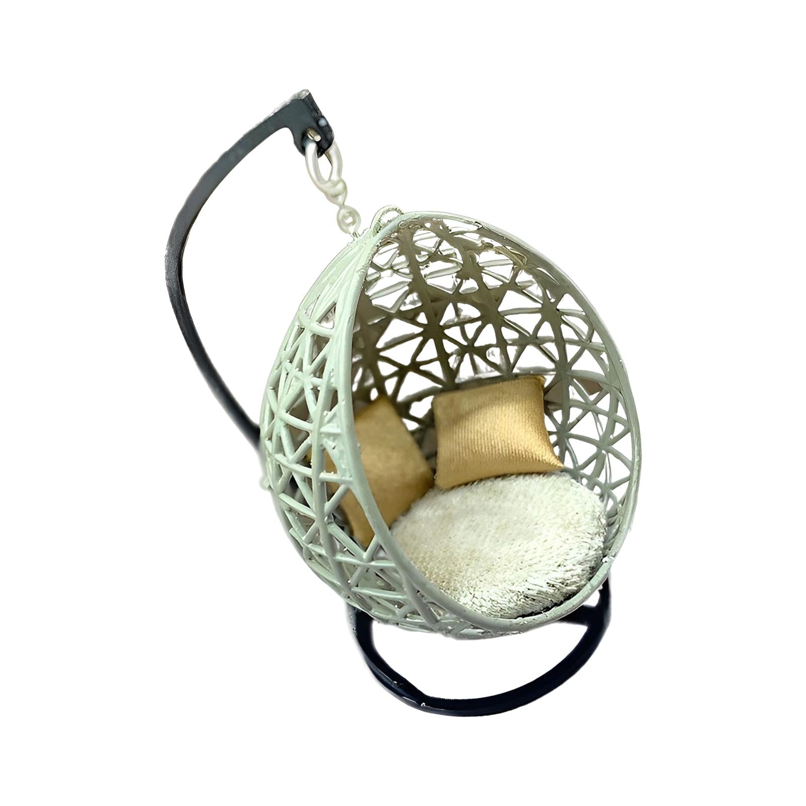Hanging Chair Model Crafts Toy for Micro Landscape Children's Toys Dollhouse 15 Scale