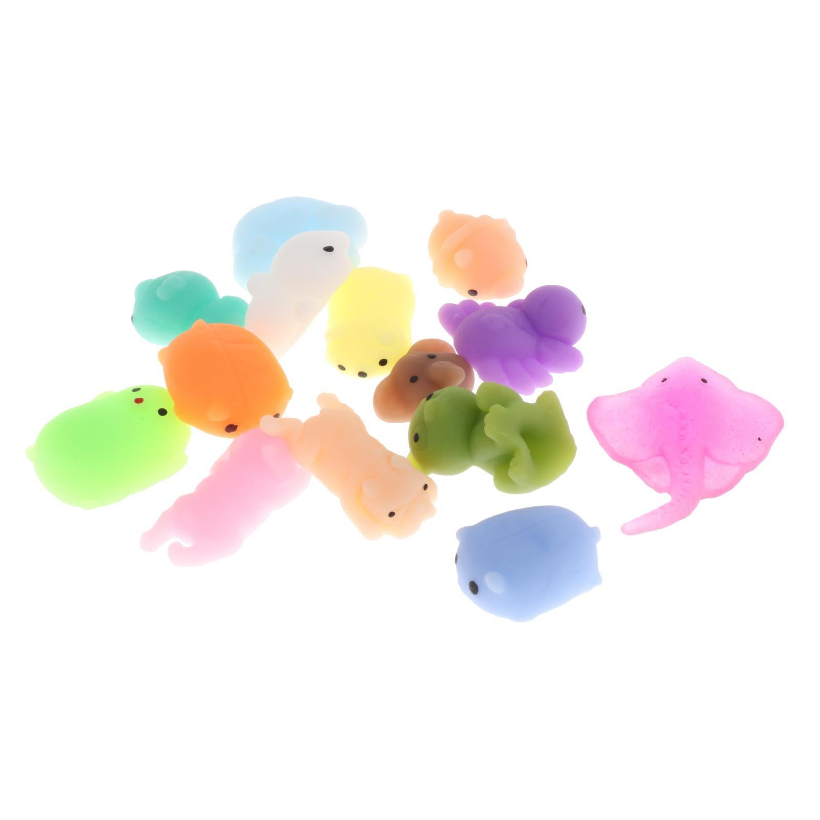 30 Pieces Mini Squeezing Toys Cute Relaxing Toy for Stocking Stuffers Adults Animals