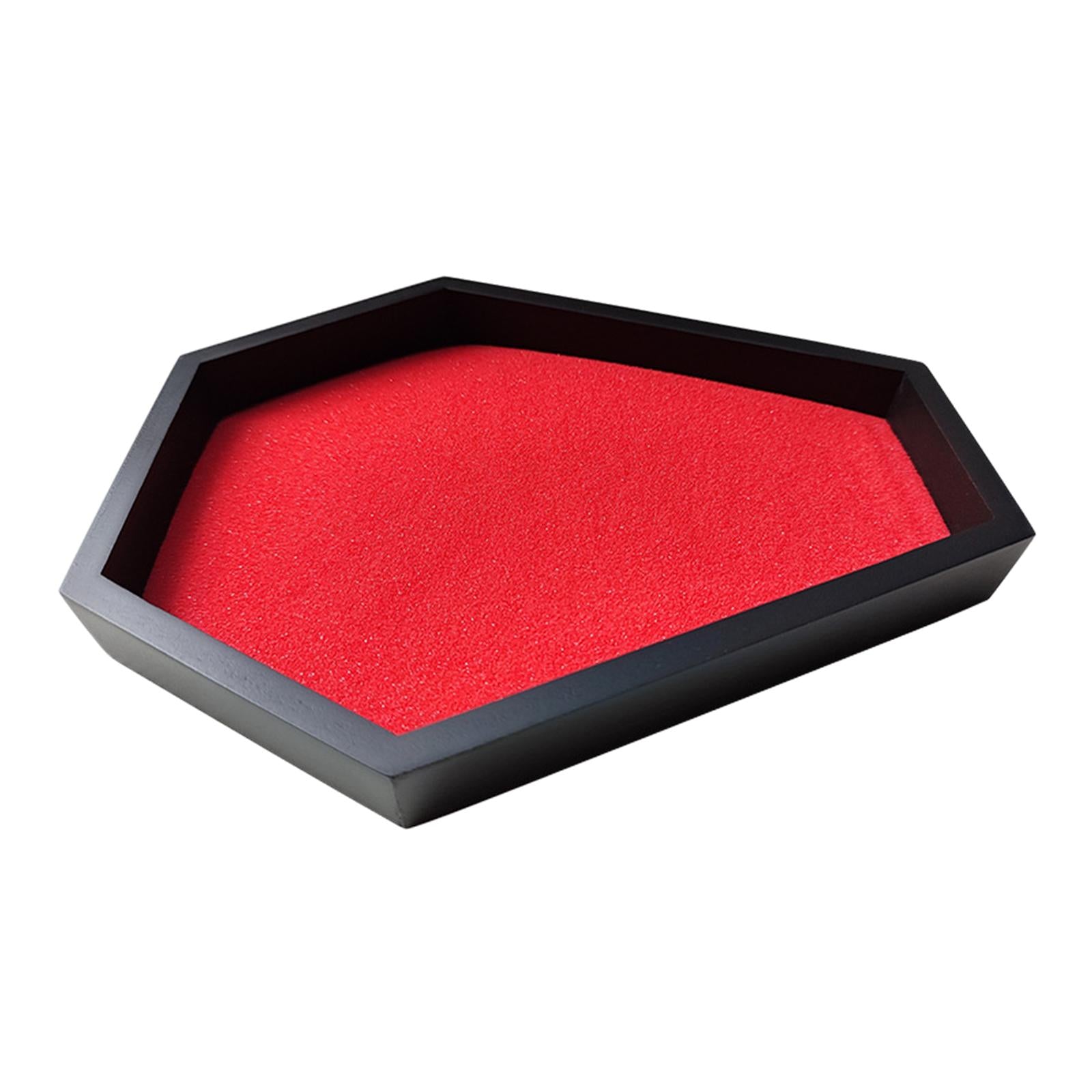 Tray Garden with Sand Spooky Goth Halloween Decor for Tables Desk Home Red