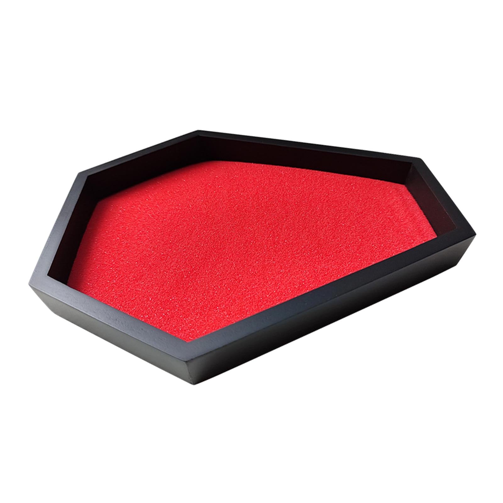 Tray Garden with Sand Spooky Goth Halloween Decor for Tables Desk Home Red